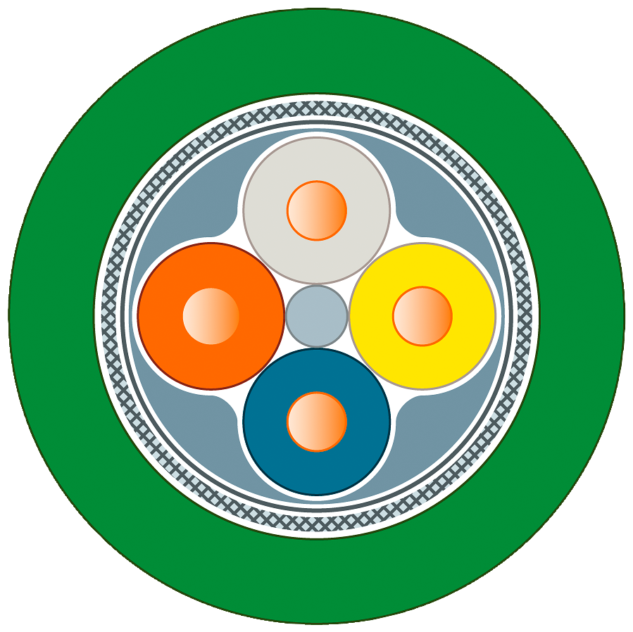 Siemens 6XV18402AH10 CABLE ETHERNET FC TP STANDARD (20M MIN)