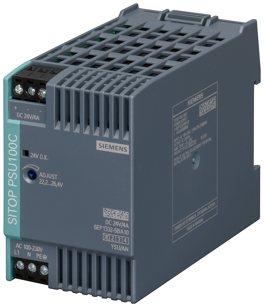Siemens 6EP13325BA10 SITOP PSU100C 24 V/4 A