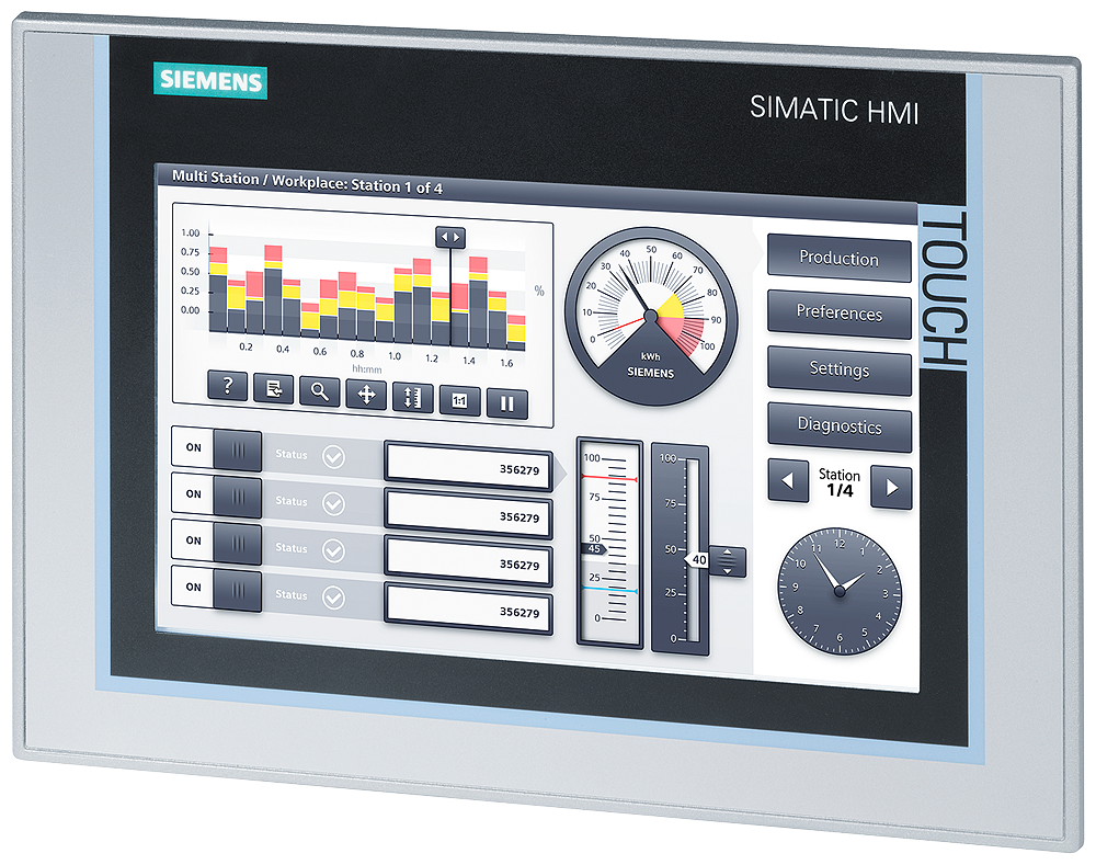 Siemens 6AV21240JC010AX0 SIMATIC TP900 WIN/CE OPERATOR PANEL HMI
