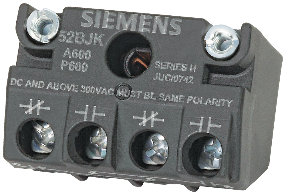 Siemens 52BJK CLASS 52, CONTACT BLOCK-NO-NC-SPDT