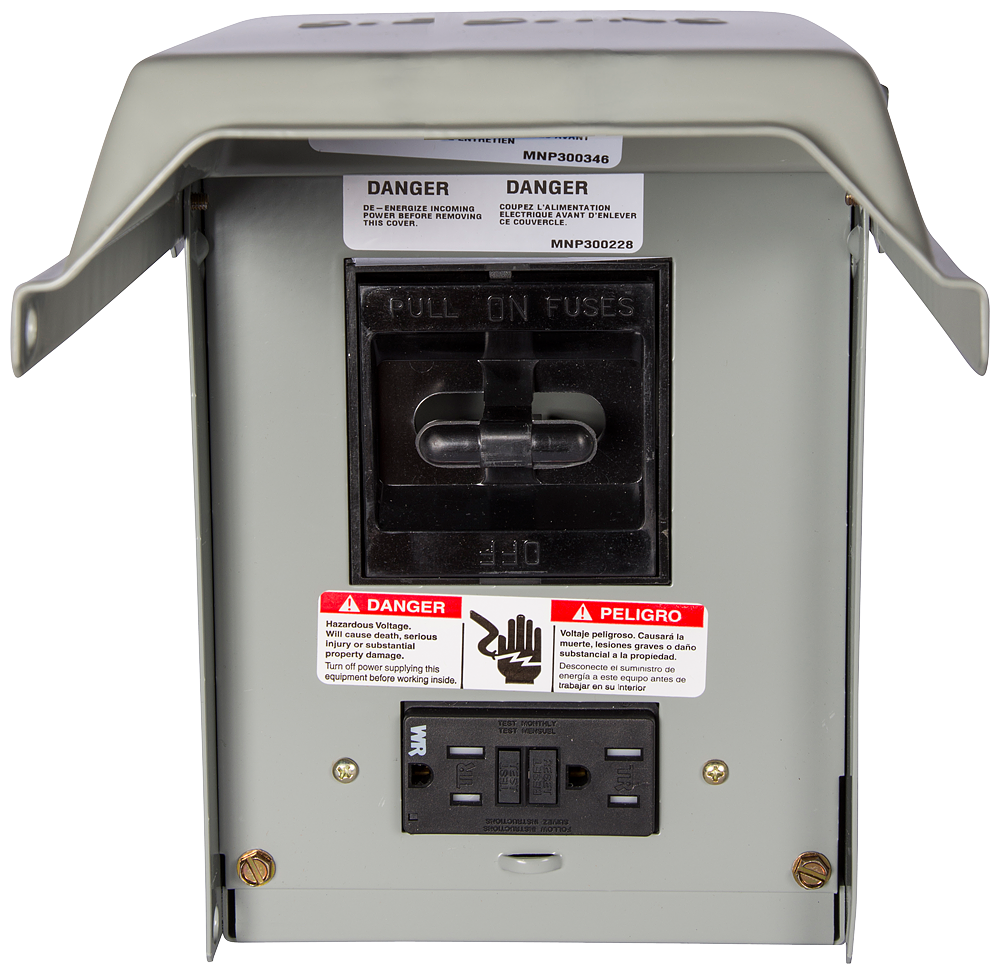 Siemens WF2060GFCI 60A ACD WITH 15A GFCI RECEPTACLE