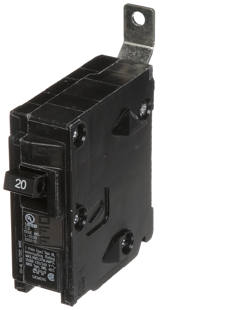 Siemens B120 BREAKER 20A 1P 120V 10K BL