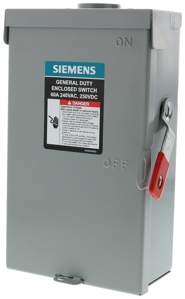 Siemens GF322NRA GDSS FUS 3P4W 240V 60A NEMA 3R SERIES A