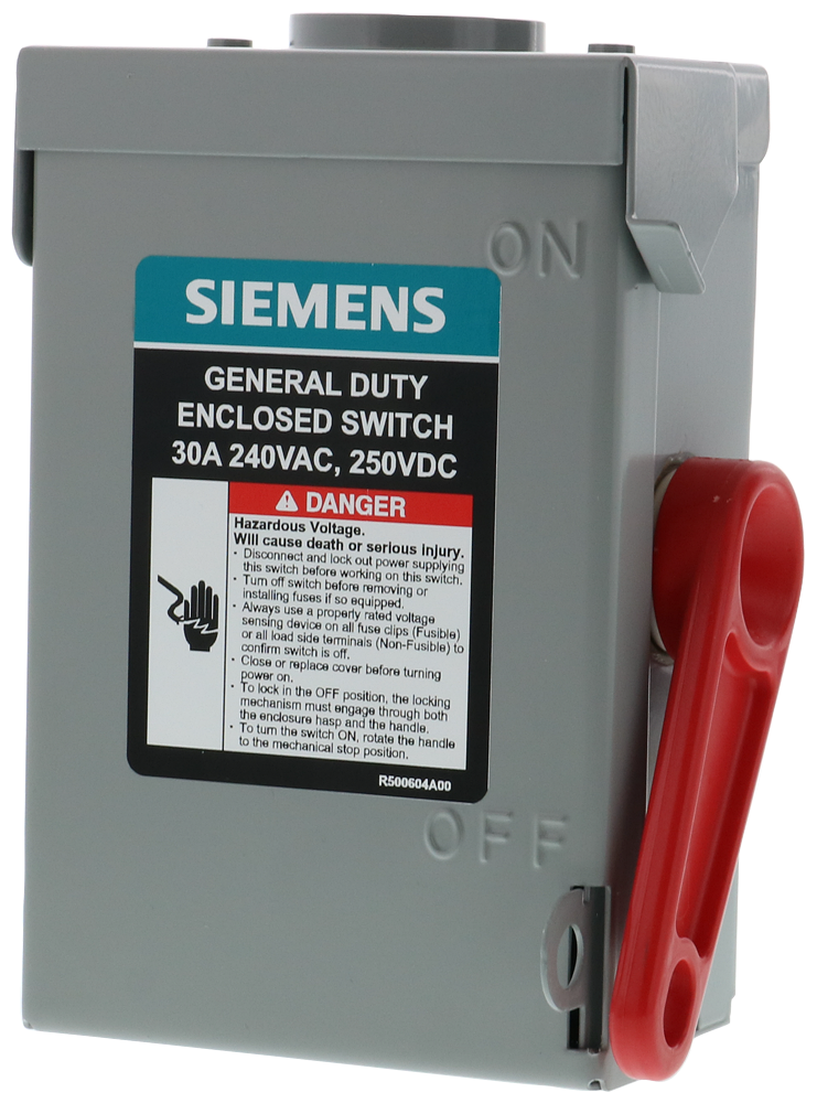 Siemens GNF321RA GDSS NF 3P3W 240V 30A NEMA 3R SERIES A