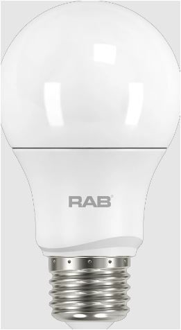 RAB A19-15-E26-830-DIM A LINE BULBS 1600 LUMENS LED A19 15.5W 100EQ E26 CRI80 3000K DIMMABLE