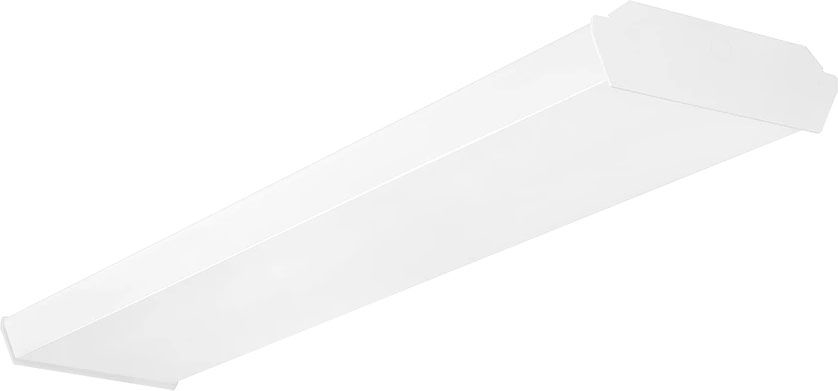 RAB GUS4-36NW/D10/E2 STRIPS & WRAPS 4672 LUMENS GUS4 4 FEET 36W 4000K 0-10V DIMMING WHITE BATTERY BACKUP