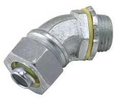 RACO 3443 3/4 in. 45 Degree Liquidtight Connector, Uninsulated