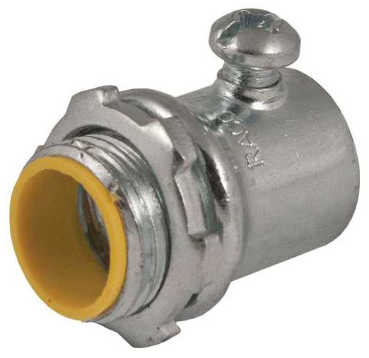 RACO 2123 3/4 in. EMT Set-Screw Connector, Insulated