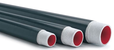 ROB PRHCONDUIT-1-1/2 ROB PLASTI-BOND RED RIGID STEEL CONDUIT 1 1/2" W/COUP