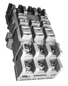 SIE 3TX7144-1E4 SIE RELAY BASE 11 BLADE FLAT DIN RAIL OR SURFACE MOUNT