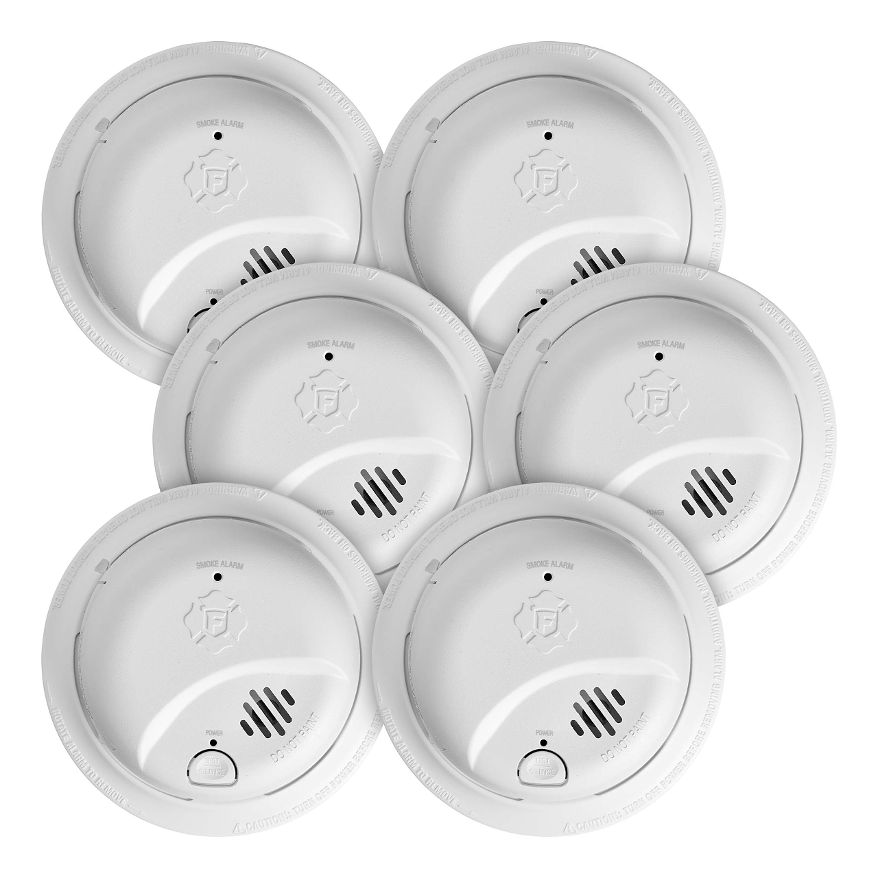 BRK SMI105-AC 1046850 BRK HARDWIRED SMOKE ALARM WITH 10-YEAR LOCKED 9V LITHIUM BATTERY BACKUP. AC 120V INTERCONNECTABLE WITH SILENCE AND LATCHING FEATURES. INCLUDES IONIZATION SMOKE SENSING TECHNOLOGY.