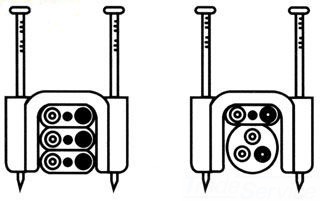 SBP RA-1582/3 SBP STAPLES 1/2 3-2WIRE STACKED (GRAY) 1000