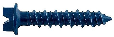 DEWALT DFM12722 DEWALT Ultracon+ 1/4 X 1-3/4 Blue Hex Washer, Gimlet, Box Of 100