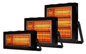 ste ASIRH6002W STELPRO INFRARED RADIANT HEATER WIDE REFLECTOR 6000W/4800W