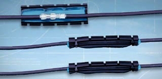 TE Energy GELWRAP-33/10-300(B12) Wrap-around Gel splice cover, #2-500, 12"