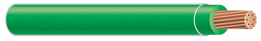 THHN6GR CUT THHN 6 GREEN CU - CUT