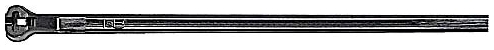 Ty-Rap TY5275MX High Performance Cable Tie, Black Color Nylon 6.6, Length of 457mm (18 Inches) for Bundle Diameter up to 127mm (5 Inches), Width of 6.9mm (0.27 Inch), Tensile Strength Rating of 534 Newtons (120 Pounds), Operating Temperature of -60 Degrees Celsius (-76 F) to 85 Degrees Celsius (185 F), 50 Pack