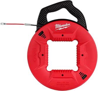 Milwaukee Tool 48-22-4195 100 Ft. Polyester Fish Tape w/ Flexible Metal Leader