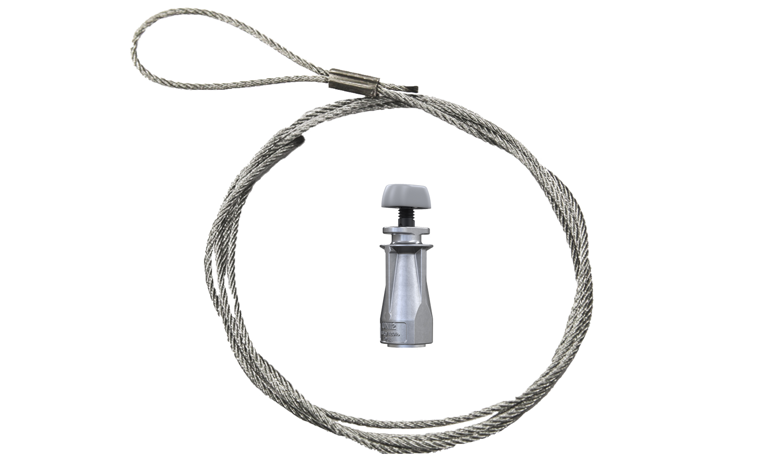 GRP UG2-CN-LG-10FT GRP CABLE W/ LOOP & STRUT NUT #2 10'