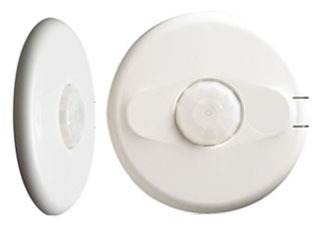Pass & Seymour CI305 Wattstopper Passive Infrared Low Profile Ceiling Mount Occupancy Sensor, 24 VDC, 360 , 1200 sq. ft.