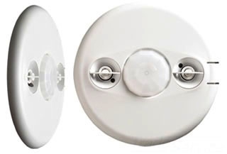 Pass & Seymour DT300 Wattstopper Dual Technology Low Profile Ceiling Mount Occupancy Sensor 24V 360 40 kHz