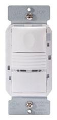 Pass & Seymour PW301I Wattstopper PIR Multi-Way Single-Relay Wall Mounted Occupancy Sensor, 800W at 120V/1200W at 277V, Ivory
