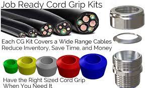 AFC CG75KAL AMFI 3/4" .125-.88 CORD GRIP CONNECTOR KIT ALUMINUM USA