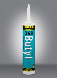 BOSS 36802 BOSS 02684BK10 BUTYL SEALANT BLACK CARTRIDGE