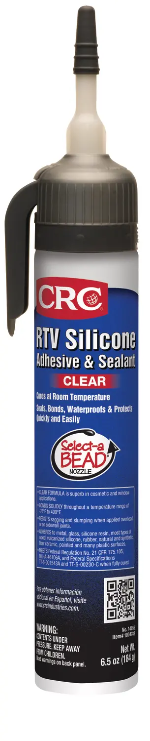 CRC 14055 CRC RTV Silicone Sealant - Clear