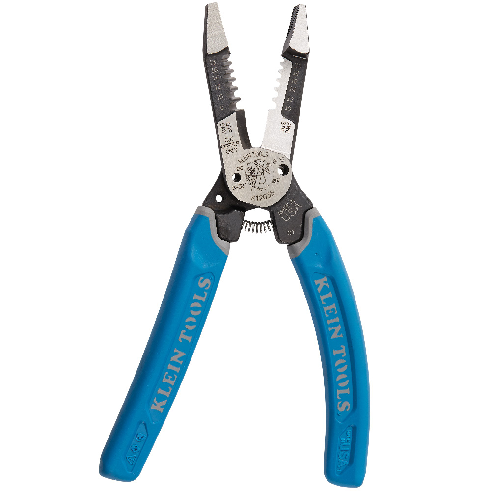 Klein K12035 Klein-Kurve Heavy-Duty Wire Stripper 8-20 AWG