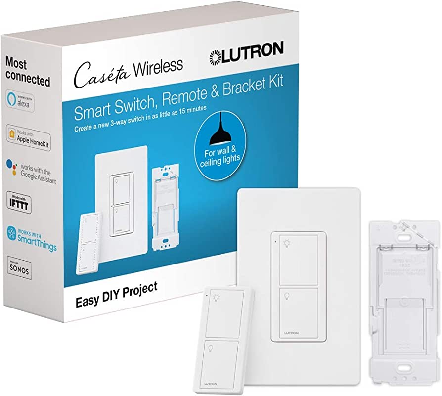 Caseta P-PKG1WS-WH Cas?ta Smart Switch and Remote Kit