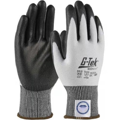 Product image for PIP 19-D324/XS Seamless Knit Dyneema® Diamond Blended Glove w/ Polyurethane Coated Smooth Grip on Palm Fingers - XSmall