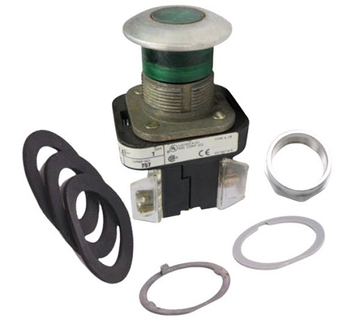 ALLC 800T-FXQ24GA1 GREEN PUSHBUTTON