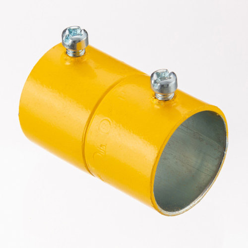 Bridgeport 240-SY 1/2" EMT Set Screw Coupling - YELLOW