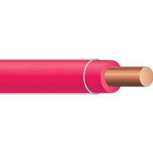 THHN 10 AWG Solid Copper Red 500 Foot Reel Cable THHN 10 AWG Solid Copper Red 500 Foot Reel Cable