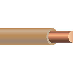 Product image for THHN #12 Solid TAN Wire, Copper Conductor (2500ft Reel)