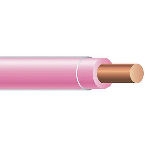 THHN 10 AWG Solid Copper Pink 2500 Foot Reel Cable THHN 10 AWG Solid Copper Pink 2500 Foot Reel Cable