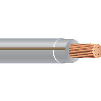 Product image for THHN #10 Stranded GRAY w/BROWN Stripe Wire, Copper Conductor (2500ft Reel)