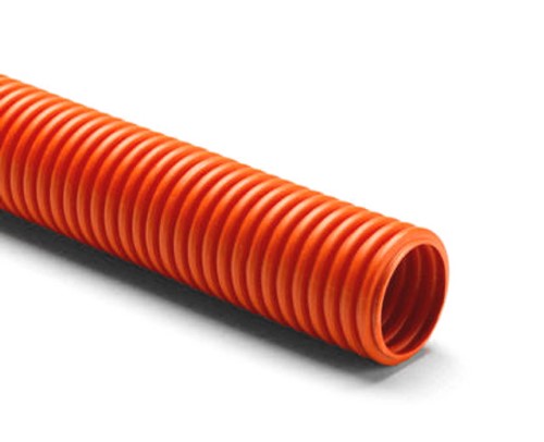 Product image for DURALINE 1.0-CORRUGATED-ORANGE- W/1000LB 1" CORRUGATED ORANGE INNERDUCT WITH /1000LB TAPE