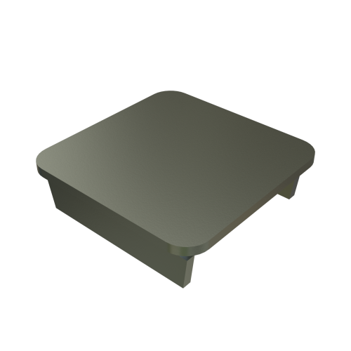 Product image for Unistrut P4280-EG 1-5/8" x 3/8" x 13/16" End Cap For Use with P4000, Steel, Electrogalvanized