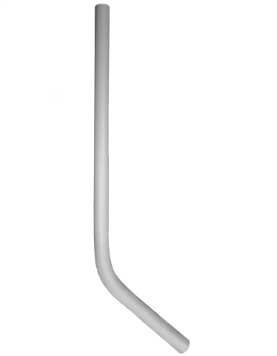 Product image for Cantex 5122033 3" PVC Sch80 Conduit 45deg 60" Service Riser Elbow, Special 24" Radius - Plain End