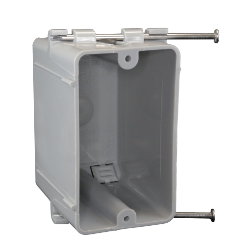 Product image for CANTEX EZ18SNW 1GANG NAIL ON BOX 18-CU