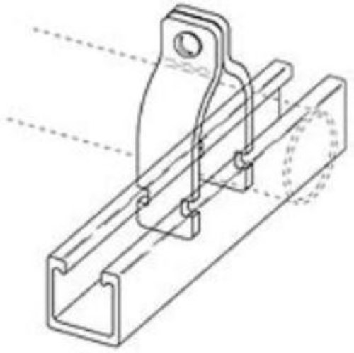 Product image for B-Line BFV2020N RIGID CLAMP