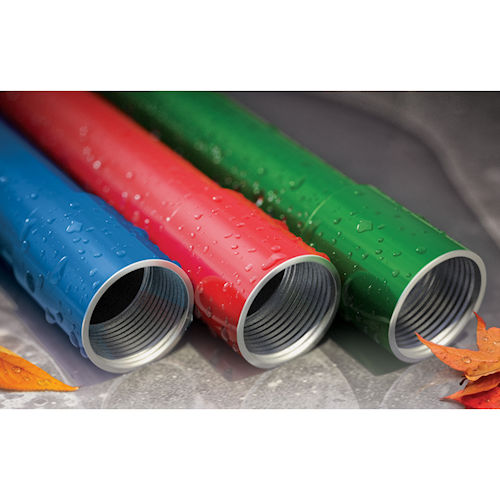 Product image for 3/4" x 10ft Galvanized Steel Rigid Conduit - RED (Fire Alarm)