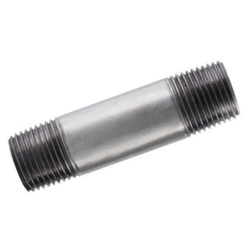 1-1/2" x 8" Rigid Conduit Nipple, Galvanized Steel Product image for 1-1/2" x 8" Rigid Conduit Nipple, Galvanized Steel