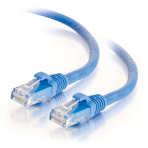 Product image for Quiktron 576-110-010 10ft Q-Series Patch Cord, Cat6, Booted - Blue