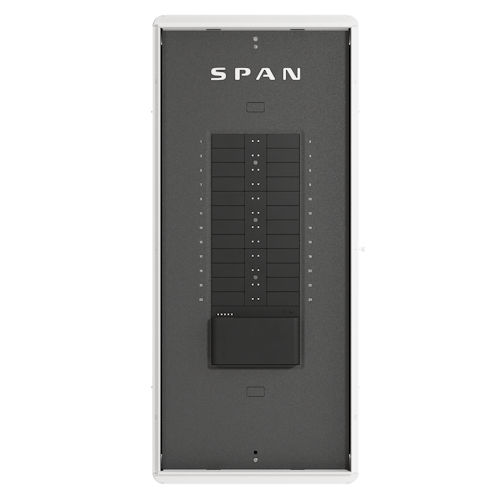 Product image for SPAN® PL4R-24MLO225-FG Smart Electrical Panel MLO 24, 100-200A Main Breaker, 225A Busbar, 24 Circuit Spaces, NEMA 3R
