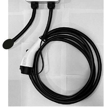 Product image for breezEV EVC-L2-CBL-40A-L1-1-25x10 40A Cable Set, 25ft length, 10AWG & J1772 Plug