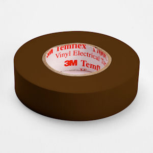 3M 1700C-3/4X66FT-BR 1700C 3/4" x 66ft Vinyl Electrical Tape, Brown 3M 1700C-3/4X66FT-BR 1700C 3/4" x 66ft Vinyl Electrical Tape, Brown