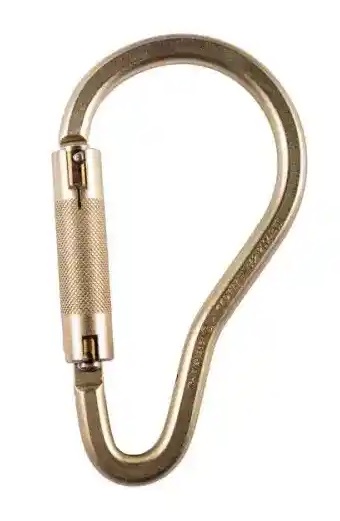 Product image for 3M 2000041 SELF-CLOSING/LOCKING CARABINER 2000041 ZINC PLATED STEEL 2 1/8IN GATE